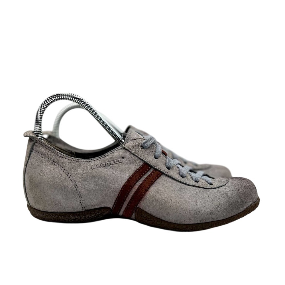 Merrell Duet Sport Denim Blue Suede Low‎ Top Sneakers Womens 8.5 Grey Brown 9203